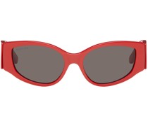 Red Cat-Eye Sunglasses