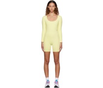 SSENSE Exclusive Yellow 'The Biketard' Bodysuit