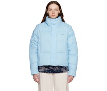 Blue Mads Short Down Jacket