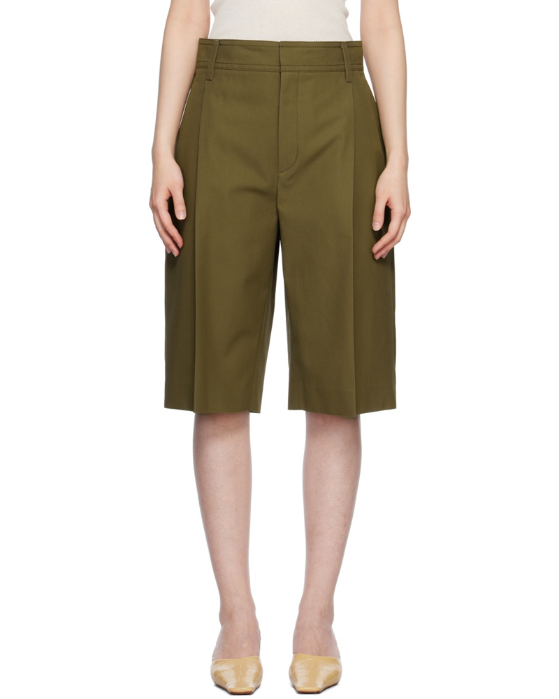 Maria Mcmanus Damen Green Skater Shorts