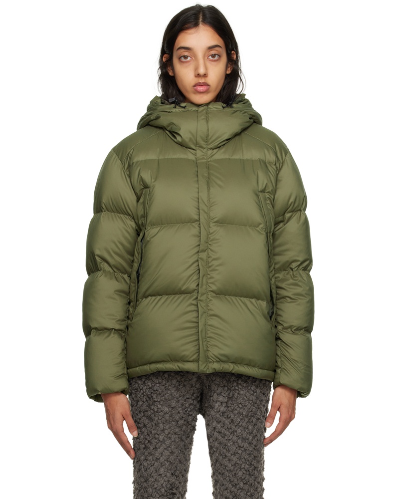 Snow Peak Damen Green Lightweight Down Jacket