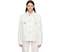 White Deadstock Denim Jacket