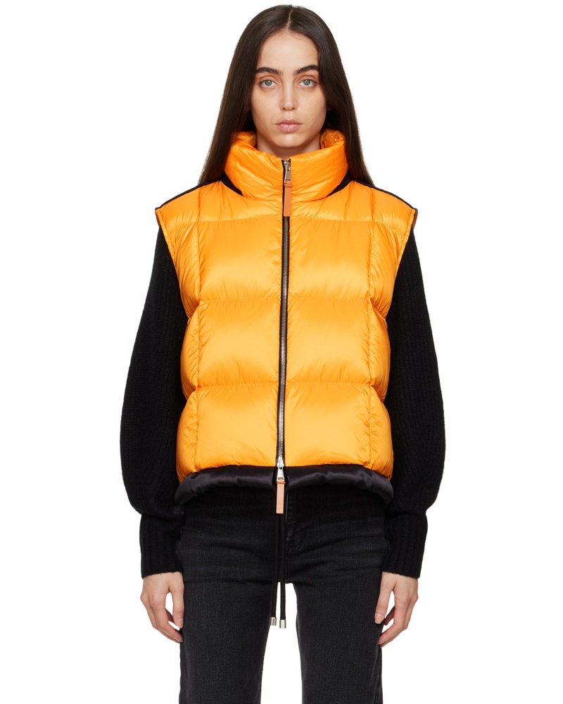 Moncler Damen 2 Moncler 1952 Orange Kart Down Vest