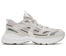 White & Gray Marathon R-Trail Sneakers