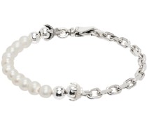 SSENSE Exclusive Silver Pearl Bracelet