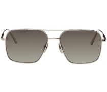 Silver Aviator Sunglasses