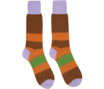 Multicolor Striped Socks