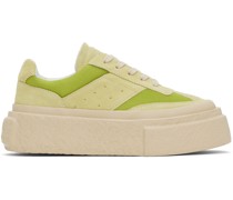 Green Crosta London & Mesh Sneakers