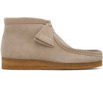 Beige Clarks Originals Edition Wallabee Boots