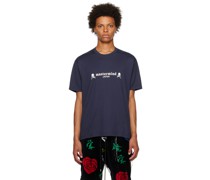 Navy Printed T-Shirt