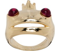 Gold Frog Prince Ring