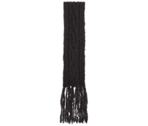 Gray Fringe Scarf