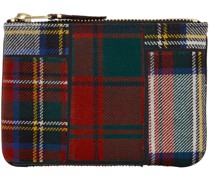 Red Tartan Patchwork Pouch