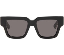 Black Tri-Fold Square Sunglasses