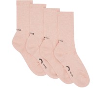 Two-Pack Pink Socks