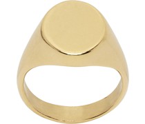 Gold Chevalier Ring