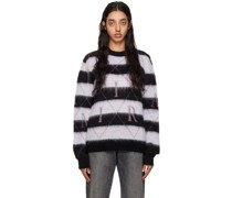 Black & White Argyle Sweater