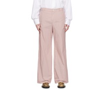 Pink Tuxedo Trousers