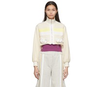 Off-White Crop Shell Jacket