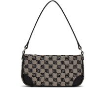 Taupe & Black Monogram 90s Bag