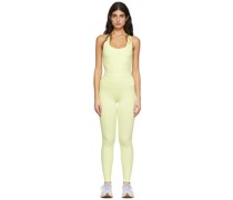 SSENSE Exclusive Yellow Stretch Italian Scuba Jumpsuit