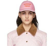 Pink Horseferry Motif Baseball Cap