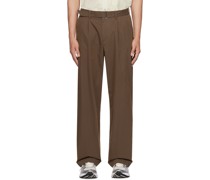Brown Belted Trousers