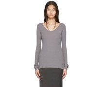 Gray Rayon Sweater