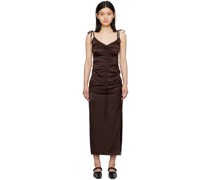 Brown Ruched Camisole