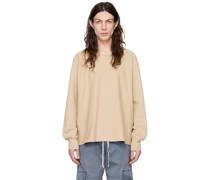 Beige Crewneck Sweatshirt