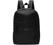Black Simple Backpack