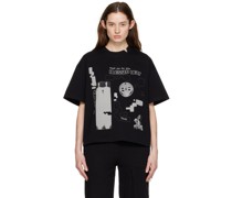 Black Printed T-Shirt