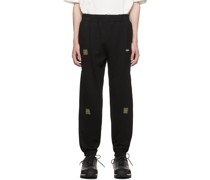 Black Cotton Lounge Pants