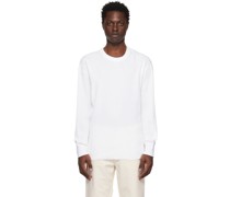 White Thermal Long Sleeve T-Shirt