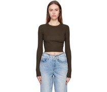 Brown Verona Long Sleeve T-Shirt