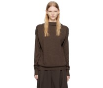 Brown Twisted Sweater