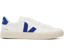 White & Blue Campo Sneakers