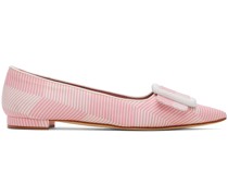 Pink & White Maysale Ballerina Flats