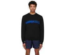 Black Greca & Logo Sweater