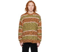 Yellow & Orange Oversized Ruman Sweater