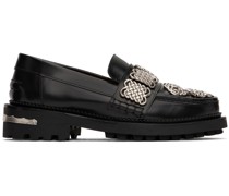 SSENSE Exclusive Black Embellished Loafers