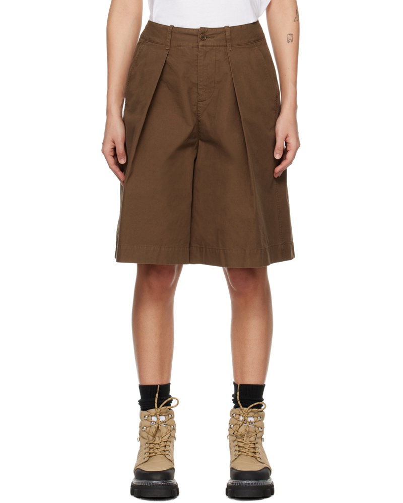 YMC Damen Brown Escape Shorts