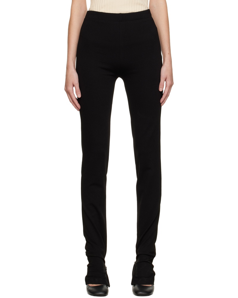 ATLEIN Damen Black Vented Cuff Trousers