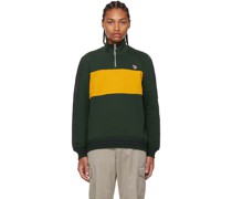 Green Paneled Sweatshirt