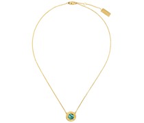 Gold Abalone 'The Medallion' Necklace