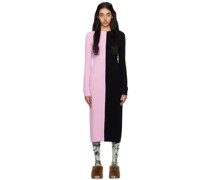 Pink & Navy Chiara Midi Dress