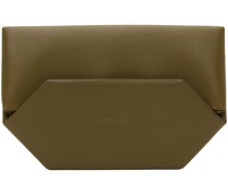 Khaki Kostas Murkudis Edition Small Envelope Pouch