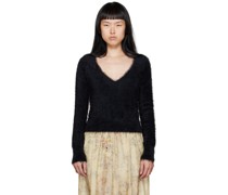 Black Fuzzy Sweater