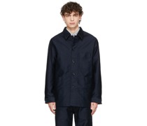 Navy Canvas Dock Jacket