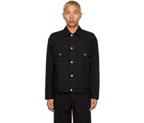 Black Trucker Denim Jacket
